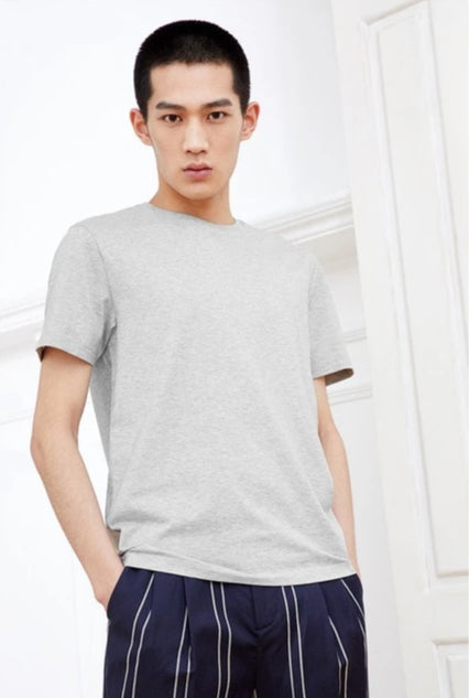 Plain Round Neck T-Shirt-ecomhunts