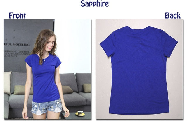 Solid Colour Women's Shirt