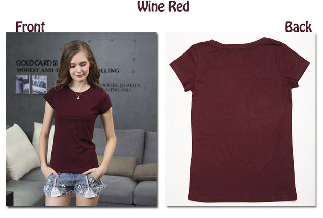 Solid Colour Women's Shirt