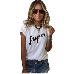 Letter Printed Girls Shirt