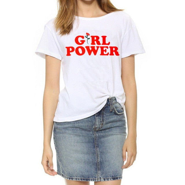 Letter Printed Girls Shirt