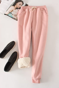 Thicker Elastic Waist Women's Pants
