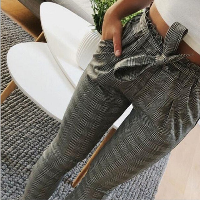 Women's Striped Harem Pant