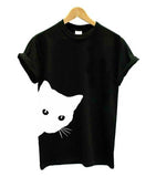 Cat Look Printed Shirt For Women