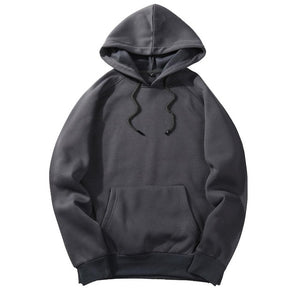 Solid Color Hoodies For Men