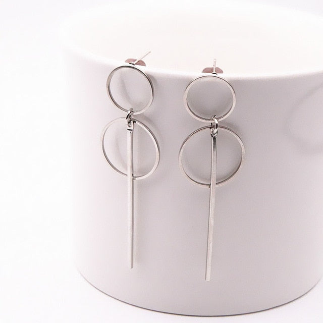 Long Section Earrings For Ladies