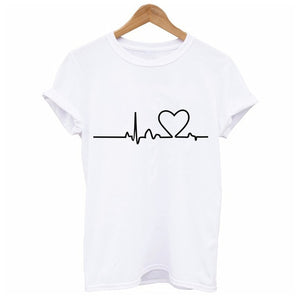 Heart Print Women's T-Shirt