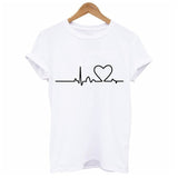 Heart Print Women's T-Shirt