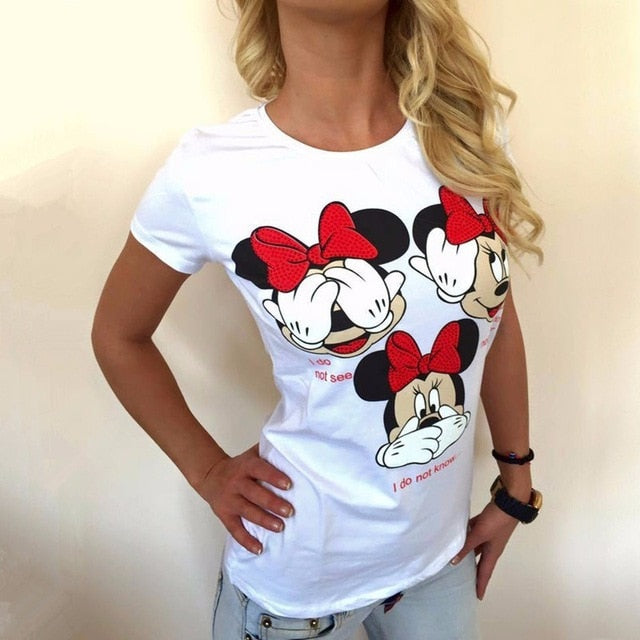 Heart Print Women's T-Shirt