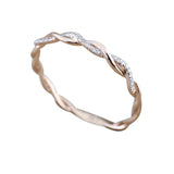 Twisted Engagement Ring For Women