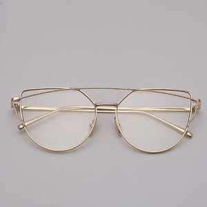 Vintage Reflective Glasses For Women