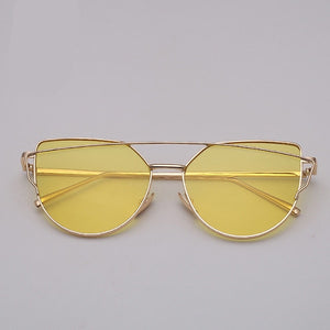 Vintage Reflective Glasses For Women