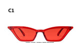 Transparent Colourful Women's Glasses