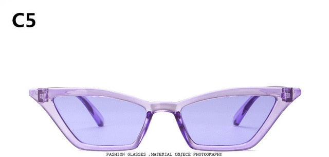 Transparent Colourful Women's Glasses