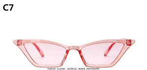 Transparent Colourful Women's Glasses