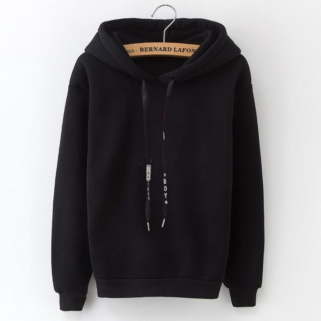 New Solid Thick Women's Hoodie