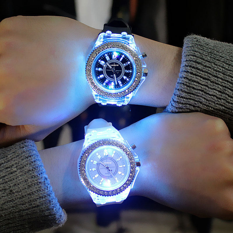 Women's LED Flash Wrist Watch