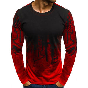 Long Sleeve Fitted Men's T-Shirt