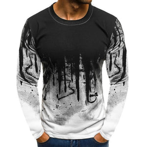 Long Sleeve Fitted Men's T-Shirt