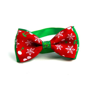 Christmas Collar Bow For Pets