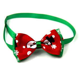 Christmas Collar Bow For Pets