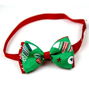 Christmas Collar Bow For Pets