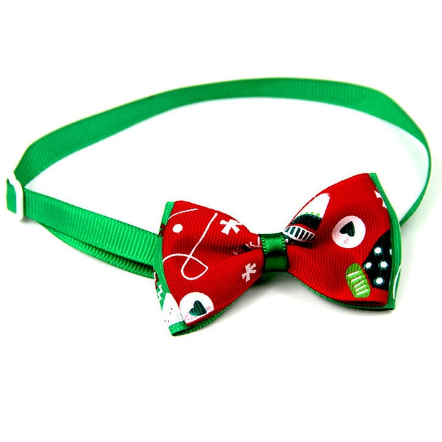 Christmas Collar Bow For Pets