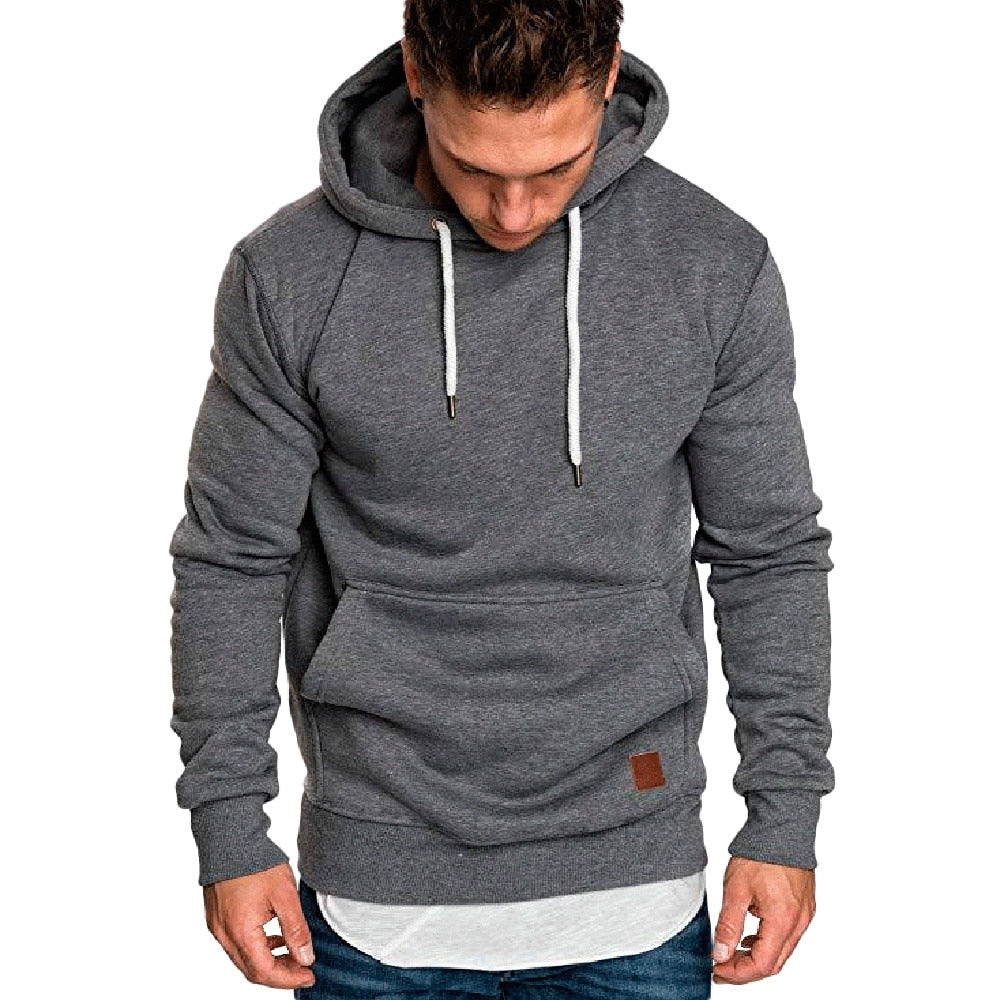 Plain Casual Sweatshirt For Men