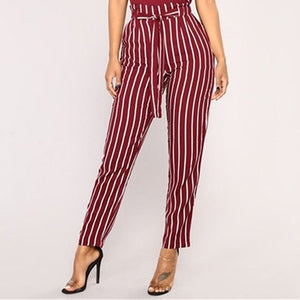 Women's Striped Harem Pant