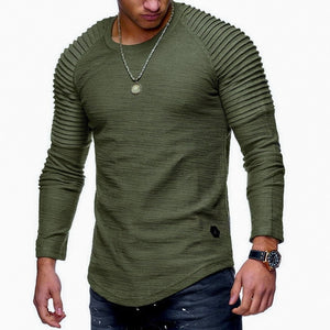 Long Sleeve Fitted Men's T-Shirt