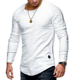 Long Sleeve Fitted Men's T-Shirt