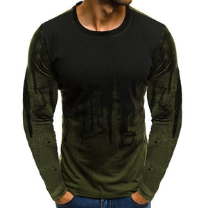 Long Sleeve Fitted Men's T-Shirt