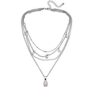 Women Casual Wearing Necklace