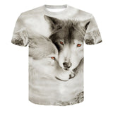 Men's Casual Wolf Style Shirt