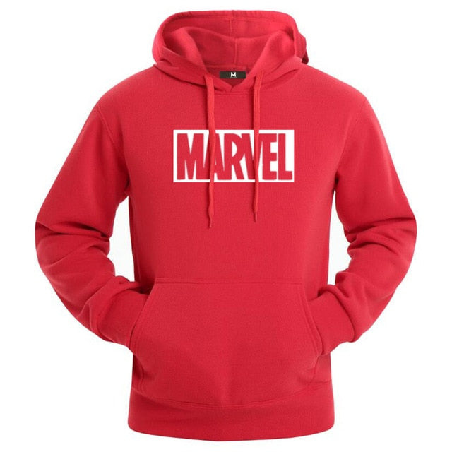 Letter Printed Men's Hoodie