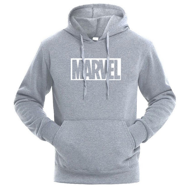 Letter Printed Men's Hoodie