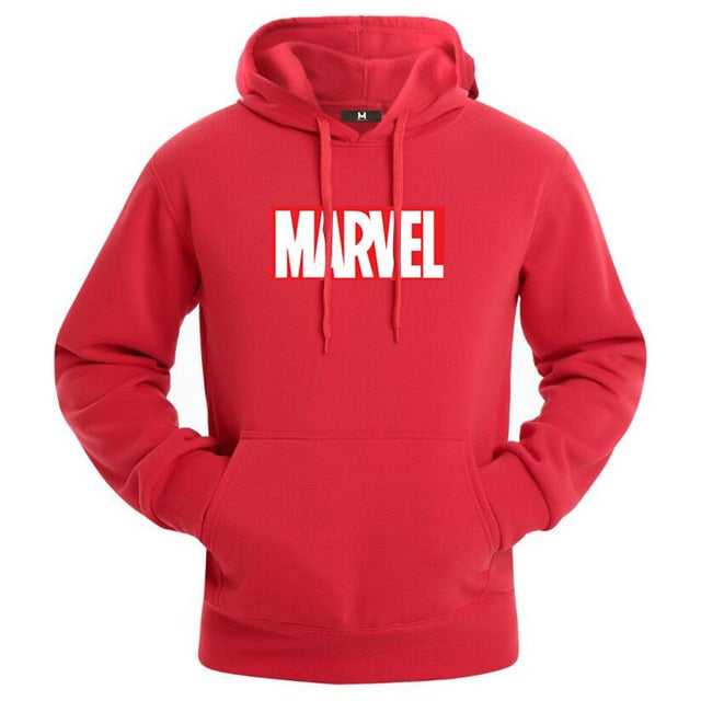 Letter Printed Men's Hoodie