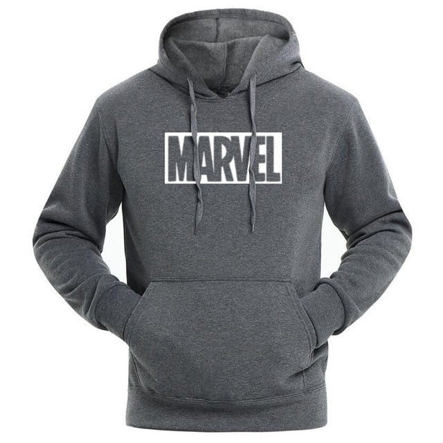 Letter Printed Men's Hoodie