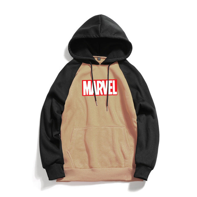 Letter Printed Men's Hoodie