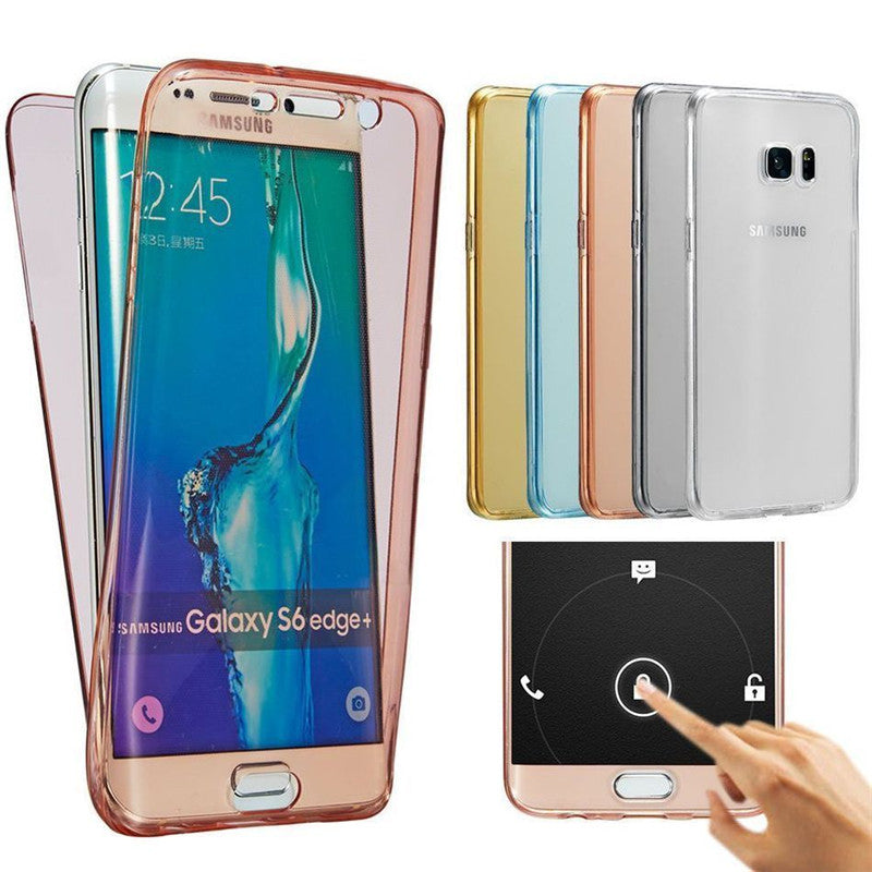 Double Silicon Case For Galaxy Phones