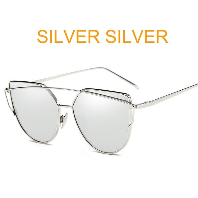 New Style Flat Lens Glasses For Women